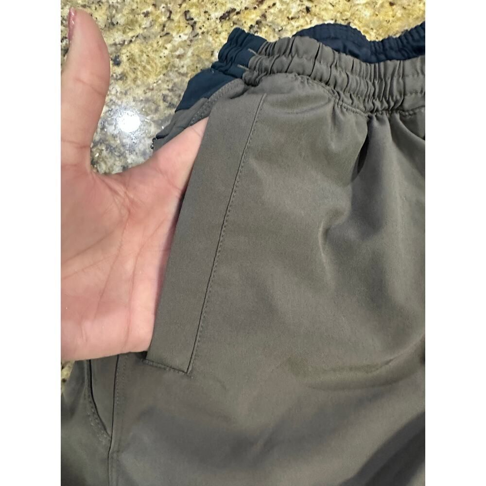 Birddogs Boomstick Men’s Size Small Gray Navy Lined Long Classic Athletic Shorts - Picture 11 of 16